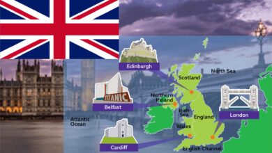 UK visa application documents and passport being prepared for submission at visa center