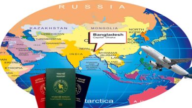 বাংলাদেশি পাসপোর্টধারীদের জন্য ২০২৪ সালের ভিসা-ফ্রি এবং ভিসা অন-অ্যারাইভাল দেশসমূহের রঙিন বিশ্ব মানচিত্র