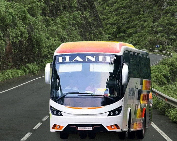 হানিফ এন্টারপ্রাইজ নর্দা কাউন্টার ঢাকা রুট ও যোগাযোগ নম্বরসহ সাইনবোর্ড